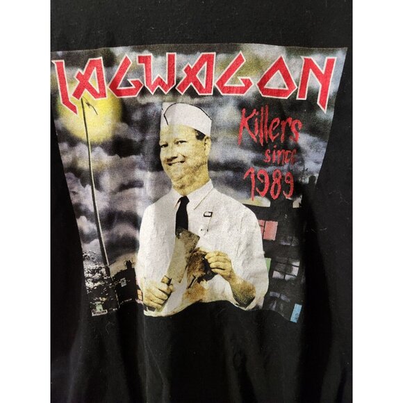 Lagwagon Killers Since 1989 Black T-Shirt Size Medium Made In USA - Picture 2 of 4